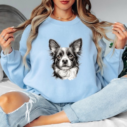 Felpa donna papillon cane - da,